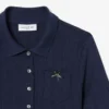 Damska koszulka Polo L.12.12 o dopasowanym kroju z logo Pointelle