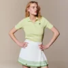 Damska koszulka Polo L.12.12 o dopasowanym kroju z logo Pointelle