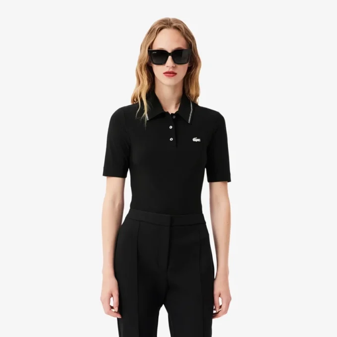 Damska koszulka Polo L.12.12 Slim Fit Diamanta Pop Damska koszulka Polo L.12.12 Slim Fit Diamanta Pop