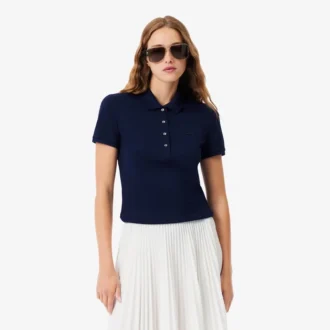 Damska koszulka Polo L.12.12 Slim Fit Stretch Mini Piqua Damska koszulka Polo L.12.12 Slim Fit Stretch Mini Piqua
