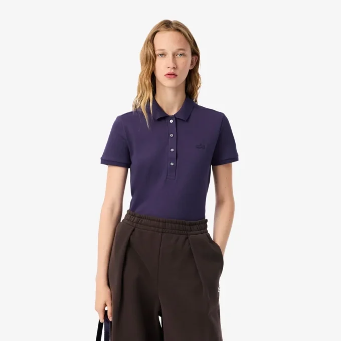 Damska koszulka Polo L.12.12 Slim Fit Stretch Mini Piqua Damska koszulka Polo L.12.12 Slim Fit Stretch Mini Piqua