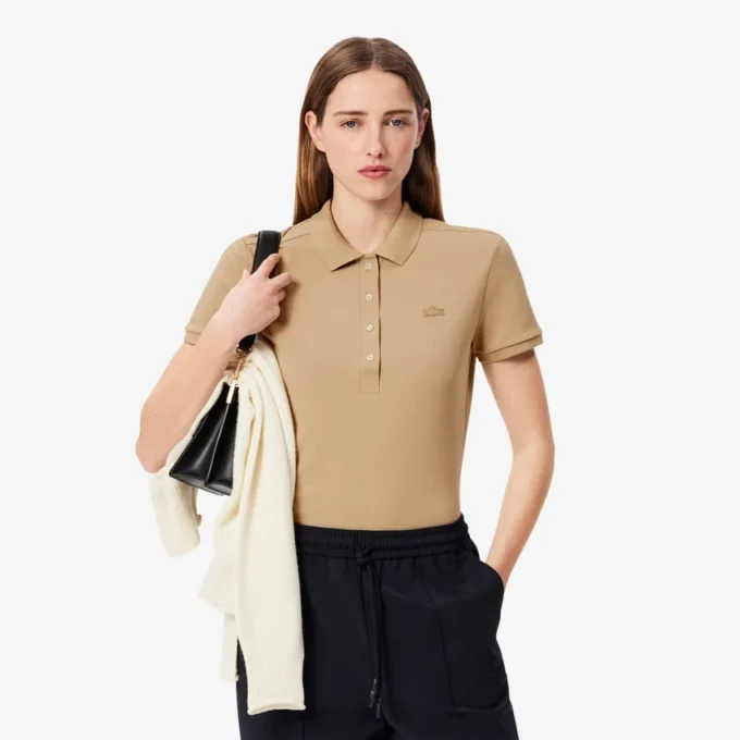 Damska koszulka Polo L.12.12 Slim Fit Stretch Mini Piqua Damska koszulka Polo L.12.12 Slim Fit Stretch Mini Piqua