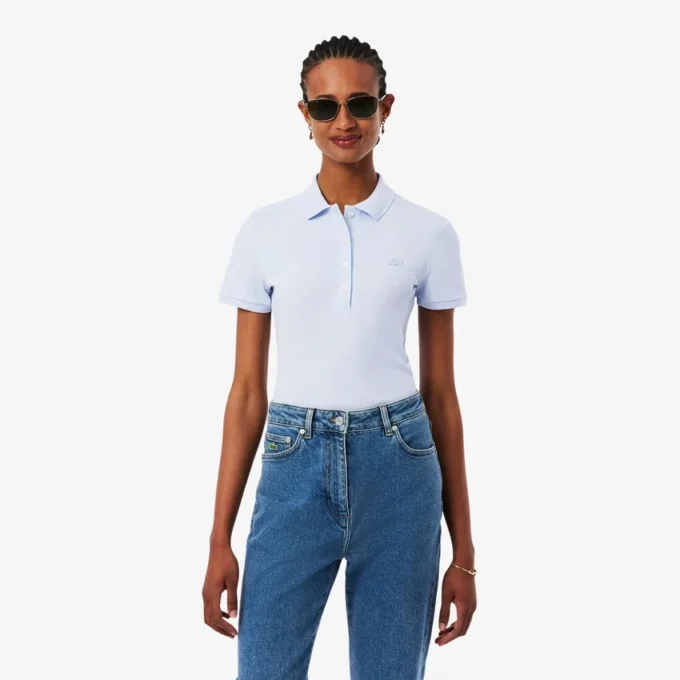 Damska koszulka Polo L.12.12 Slim Fit Stretch Mini Piqua