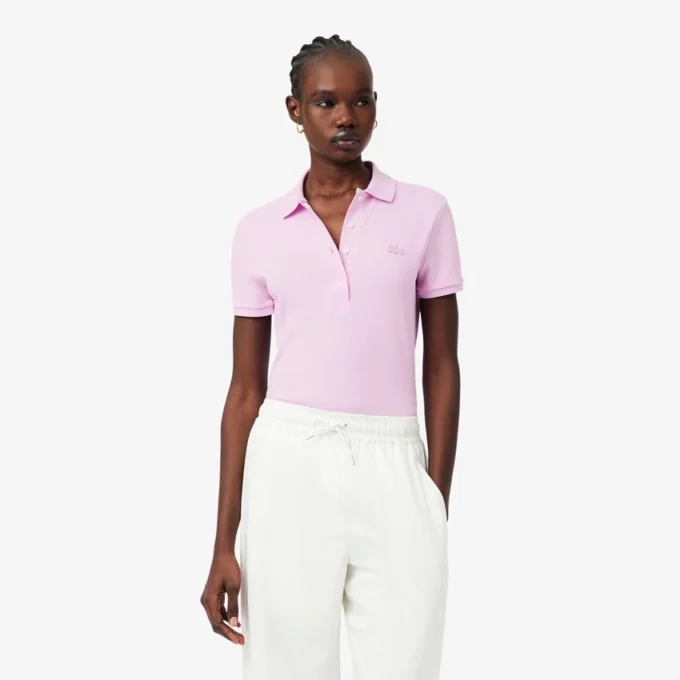 Damska koszulka Polo L.12.12 Slim Fit Stretch Mini Piqua
