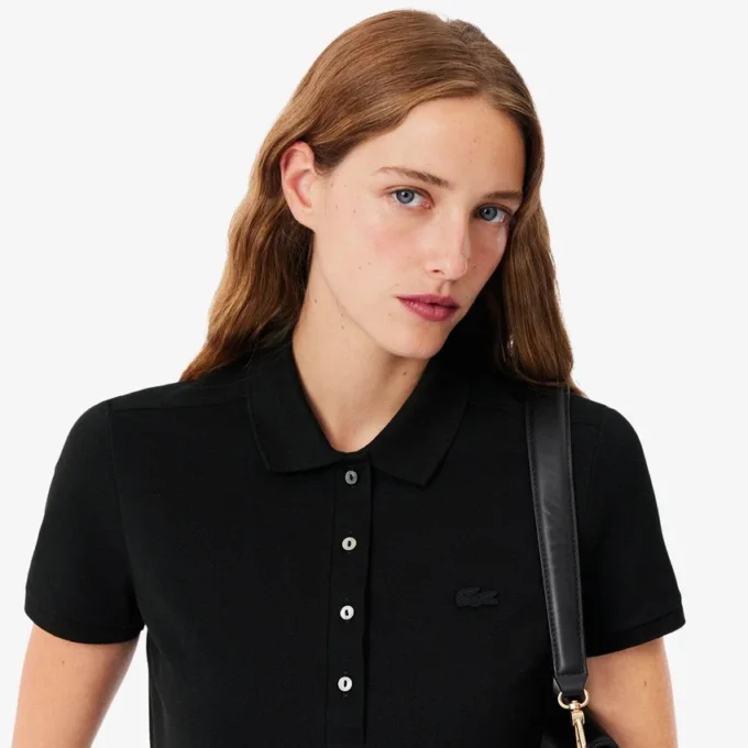 Damska koszulka Polo L.12.12 Slim Fit Stretch Mini Piqua Damska koszulka Polo L.12.12 Slim Fit Stretch Mini Piqua