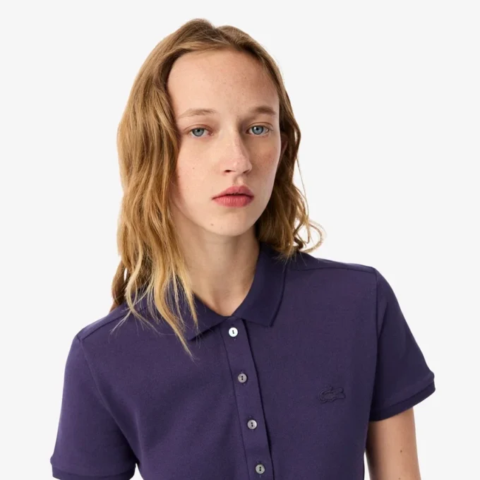 Damska koszulka Polo L.12.12 Slim Fit Stretch Mini Piqua Damska koszulka Polo L.12.12 Slim Fit Stretch Mini Piqua