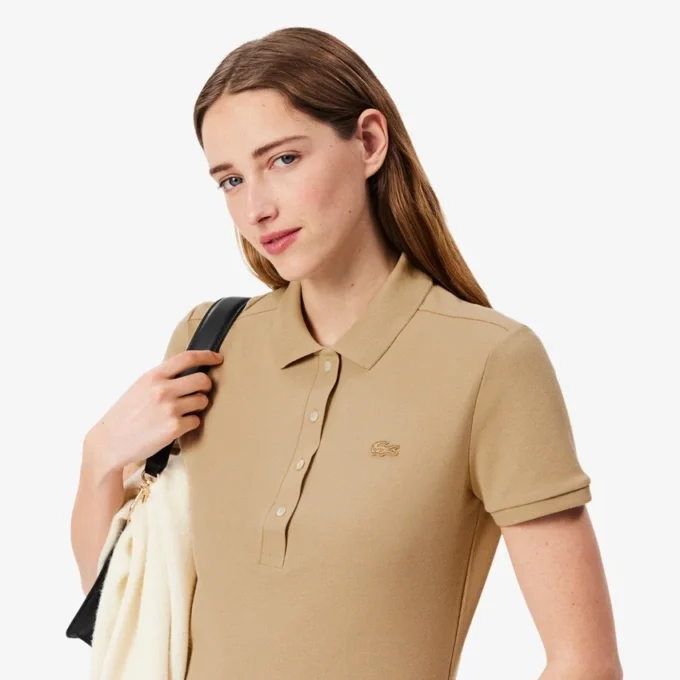 Damska koszulka Polo L.12.12 Slim Fit Stretch Mini Piqua Damska koszulka Polo L.12.12 Slim Fit Stretch Mini Piqua