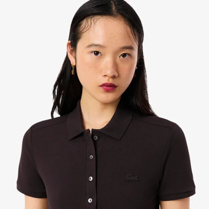 Damska koszulka Polo L.12.12 Slim Fit Stretch Mini Piqua