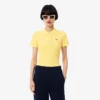 Damska koszulka Polo L.12.D Slim Fit z prążkowanej bawełny Damska koszulka Polo L.12.D Slim Fit z prążkowanej bawełny