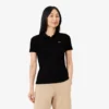 Damska koszulka Polo L.12.D Slim Fit z prążkowanej bawełny Damska koszulka Polo L.12.D Slim Fit z prążkowanej bawełny