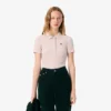 Damska koszulka Polo L.12.D Slim Fit z prążkowanej bawełny Damska koszulka Polo L.12.D Slim Fit z prążkowanej bawełny