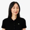 Damska koszulka Polo L.12.D Slim Fit z prążkowanej bawełny Damska koszulka Polo L.12.D Slim Fit z prążkowanej bawełny