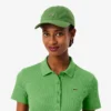 Damska koszulka Polo L.12.D Slim Fit z prążkowanej bawełny