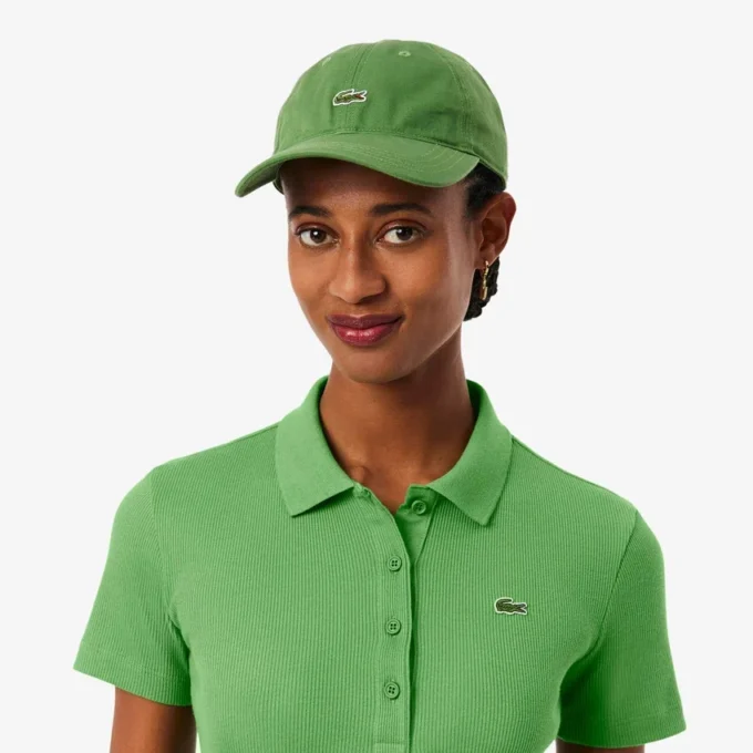 Damska koszulka Polo L.12.D Slim Fit z prążkowanej bawełny
