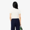Damska koszulka Polo L.12.D Slim Fit z prążkowanej bawełny Damska koszulka Polo L.12.D Slim Fit z prążkowanej bawełny