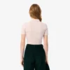 Damska koszulka Polo L.12.D Slim Fit z prążkowanej bawełny Damska koszulka Polo L.12.D Slim Fit z prążkowanej bawełny