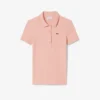 Damska koszulka Polo L.12.D Slim Fit z prążkowanej bawełny Damska koszulka Polo L.12.D Slim Fit z prążkowanej bawełny
