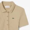 Damska koszulka Polo L.12.D Slim Fit z prążkowanej bawełny