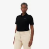 Damska koszulka Polo L.12.D Slim Fit z prążkowanej bawełny Damska koszulka Polo L.12.D Slim Fit z prążkowanej bawełny