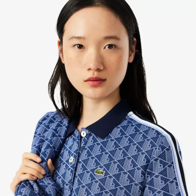 Damska koszulka Polo Slim Fit z monogramem
