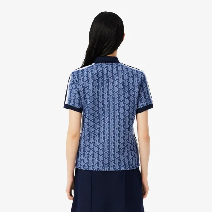 Damska koszulka Polo Slim Fit z monogramem