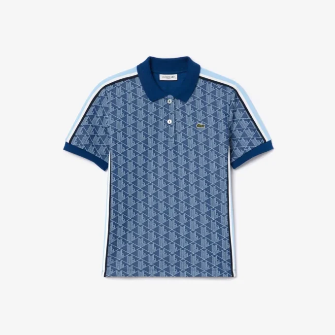 Damska koszulka Polo Slim Fit z monogramem Damska koszulka Polo Slim Fit z monogramem