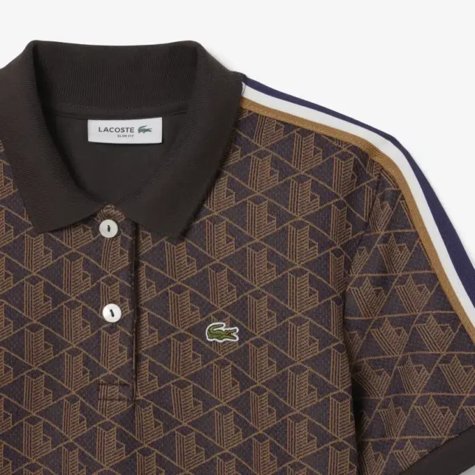 Damska koszulka Polo Slim Fit z monogramem