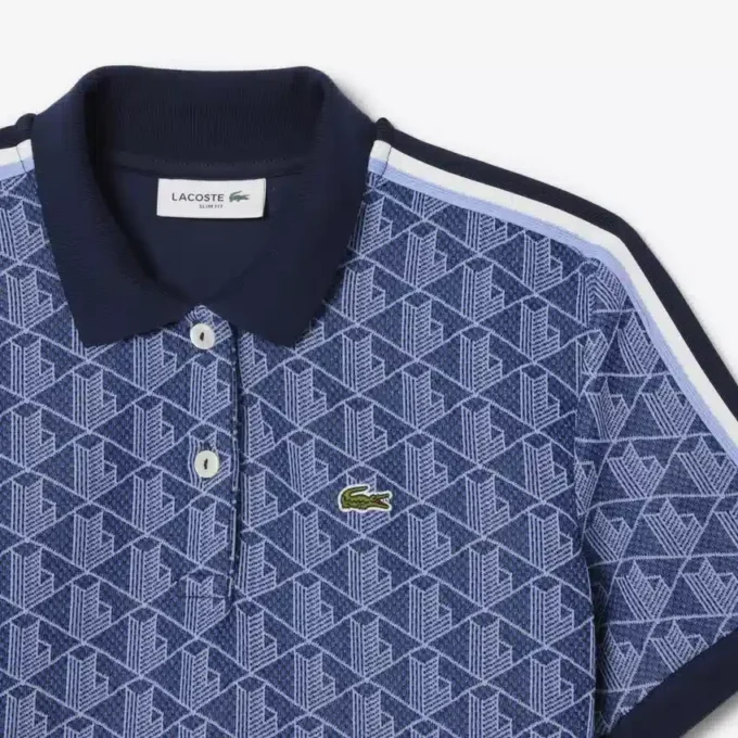 Damska koszulka Polo Slim Fit z monogramem