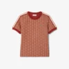 Damska koszulka slim fit z monogramem Damska koszulka slim fit z monogramem