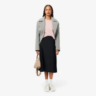 Damska koszulka z nadrukiem krokodyla w stylu relaxed fit