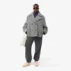 Damska krótka oversize’owa kurtka typu pea coat z mieszanki wełny The Blend Damska krótka oversize’owa kurtka typu pea coat z mieszanki wełny The Blend