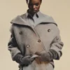 Damska krótka oversize’owa kurtka typu pea coat z mieszanki wełny The Blend Damska krótka oversize’owa kurtka typu pea coat z mieszanki wełny The Blend