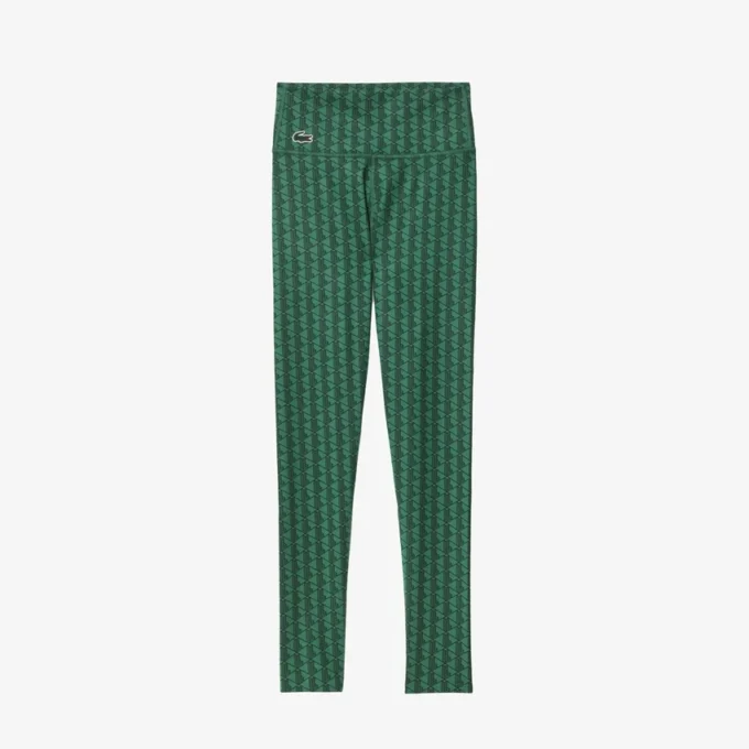 Damska sportowa legginsy z nadrukiem monogramu Damska sportowa legginsy z nadrukiem monogramu