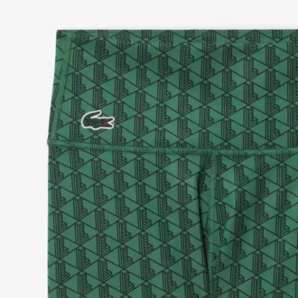 Damska sportowa legginsy z nadrukiem monogramu