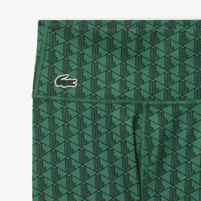 Damska sportowa legginsy z nadrukiem monogramu Damska sportowa legginsy z nadrukiem monogramu