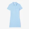 Damska sukienka koszulka Polo slim fit z elastycznego materiału piqué