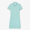 Damska sukienka koszulka Polo slim fit z elastycznego materiału piqué Damska sukienka koszulka Polo slim fit z elastycznego materiału piqué