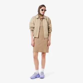 Damska sukienka koszulka Polo slim fit z elastycznego materiału piqué Damska sukienka koszulka Polo slim fit z elastycznego materiału piqué