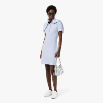Damska sukienka koszulka Polo slim fit z elastycznego materiału piqué Damska sukienka koszulka Polo slim fit z elastycznego materiału piqué