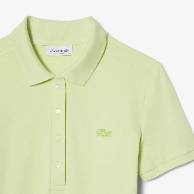 Damska sukienka koszulka Polo slim fit z elastycznego materiału piqué Damska sukienka koszulka Polo slim fit z elastycznego materiału piqué