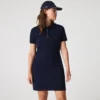 Damska sukienka koszulka Polo slim fit z elastycznego materiału piqué Damska sukienka koszulka Polo slim fit z elastycznego materiału piqué