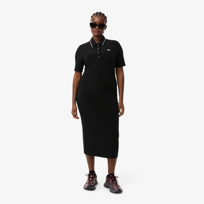 Damska sukienka z kołnierzykiem Koszulki Polo Diamanta w kroju slim fit Damska sukienka z kołnierzykiem Koszulki Polo Diamanta w kroju slim fit