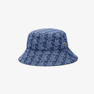 Damski kapelusz typu bucket z monogramem