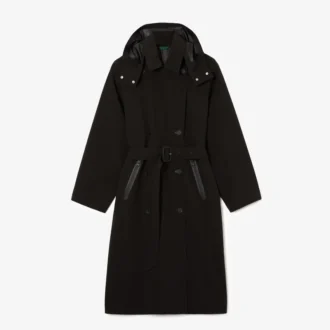 Damski oversize’owy trencz