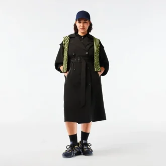 Damski oversize’owy trencz