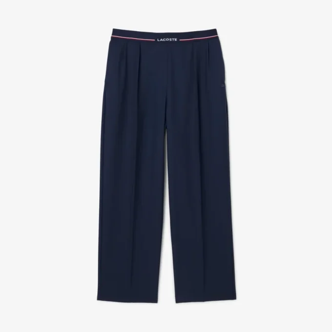 Damskie oversize’owe spodnie plisowane z mieszanki wełny The Blend Damskie oversize’owe spodnie plisowane z mieszanki wełny The Blend