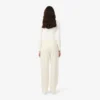 Damskie oversize’owe spodnie z plisowanej flaneli Damskie oversize’owe spodnie z plisowanej flaneli