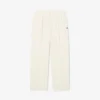 Damskie oversize’owe spodnie z plisowanej flaneli Damskie oversize’owe spodnie z plisowanej flaneli