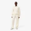 Damskie oversize’owe spodnie z plisowanej flaneli Damskie oversize’owe spodnie z plisowanej flaneli
