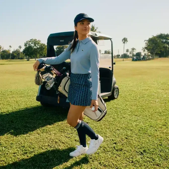 Damskie skórzane buty golfowe T-Clip Damskie skórzane buty golfowe T-Clip